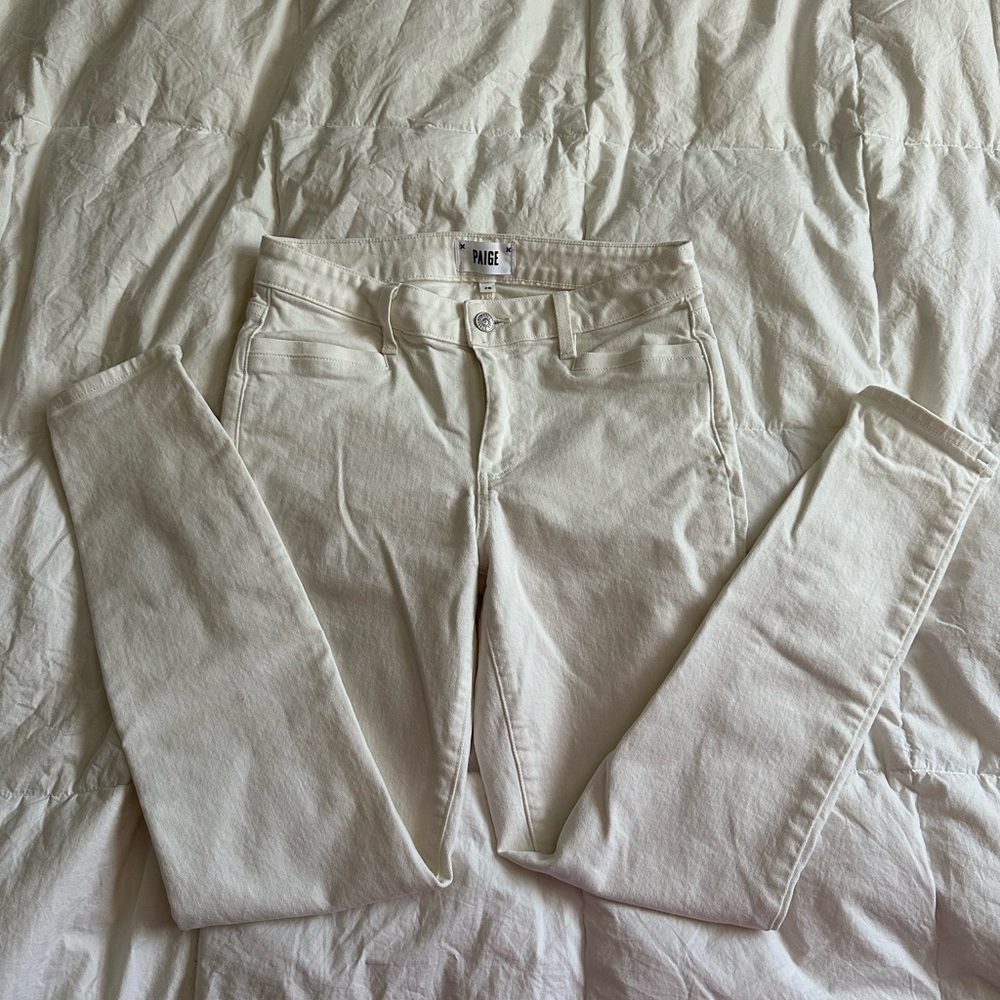 Paige white ankle skinny Jean